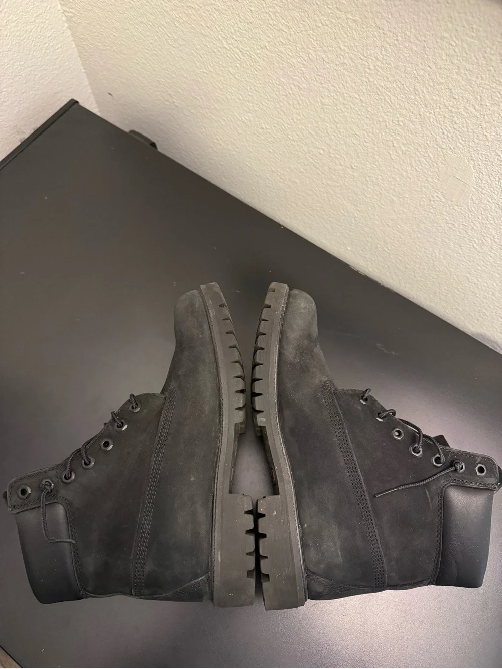 Timberland 6 Inch Premium All Black Boots Waterproof